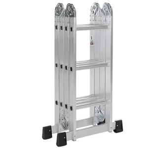 DX-402 Easy Portable & Movable Aluminum Alloy Folding Stair / Foldable Multi Purpose Step Ladders