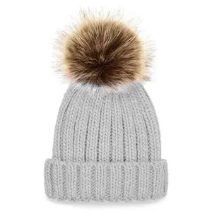 Bonnet en fourrure pompon chunky, merchandising personnalisé - Product Image 2
