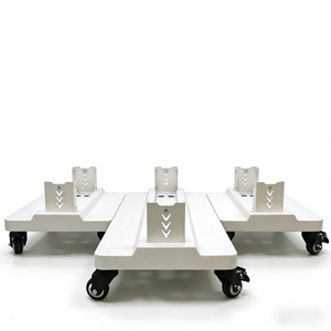 Base Móvel GLPE de Fileira Única para Uso Comercial e Residencial com 2 Anos de Garantia, Suporte de Mesa para Painel de Terapia de Luz LED - Product Image 3