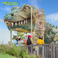 Peralatan bertema dinosaurus Hiburan Tempat bermain luar ruangan anak