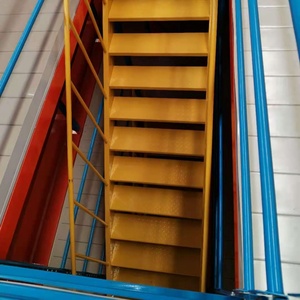 מדפי ביניים תעשייתיים בהתאמה אישית, בעלי תקן CE/ISO9001, גימור צבוע באבקה, קיבולת אחסון גדולה - Product Image 4