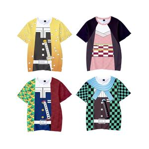 Camiseta de <span class=keywords><strong>Anime</strong></span> para niños, camisa de manga corta con estampado 3D, acepta personalización, precio al por mayor - Product Image 1