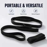 Conjunto de Correas de Yoga de Alta Calidad, Bandas de Resistencia No Elásticas, Ecológicas, de 100 lb, para Fisioterapia y Fitness