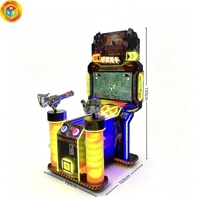 Machine de jeu d'arcade de tir Darkened Skye pour 2 joueurs, simulateur de tir à monnayeur pour parc d'attractions intérieur