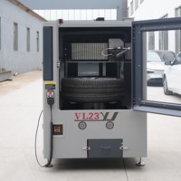Torno de Reparación de Ruedas de Guía Lineal YUJIE VL23 para Reparación Móvil Individual