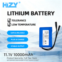 HiZY 11.1V 10000mAh 18650 LiCoO2 Batterie rechargeable lithium-ion à 500 cycles de vie pour voitures télécommandées à détection gestuelle et cascades