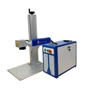 2024 Agent Price Split 50W Mini Portable Fiber Laser Marking/Engraving/Cutting Machine For Metal