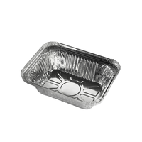 Barquette rectangulaire jetable en aluminium, petit format, qualité alimentaire R13041H, pour cuisson, économique