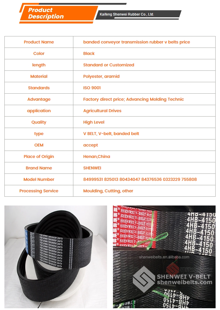 SHENWEI V Belts for New Holland - High Quality & Durability