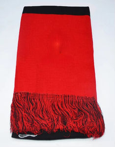 ผ้าพันคอฟุตบอลถักผ้าฝ้ายแจ็คการ์ด100% อบอุ่น & อินเทรนด์-อุปกรณ์เสริมสำหรับแฟนๆที่จำเป็น - Product Image 1