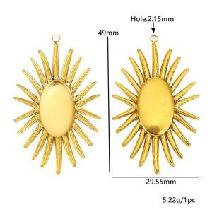 Pendentif en acier inoxydable Étoile de mer, Dauphin, Thème Océan, pour la création de bijoux, accessoire de collier DIY - Product Image 2