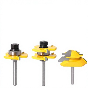 YUFU Fraise à rainurer à 3 dents en acier rapide, queue de 8 mm, HRC45, revêtement anti-chaleur, pour fraisage OEM - Product Image 3