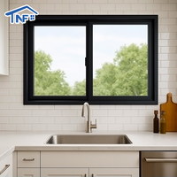 Ventanas Corredizas de Doble Acristalamiento, Ventana Corrediza de Aluminio con Vidrio Bajo Emisivo y Mosquitera