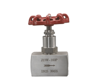 Válvula de Aguja Manual de Acero Inoxidable de Precisión Industrial para Control de Fluidos en Aplicaciones de Cocina Comercial