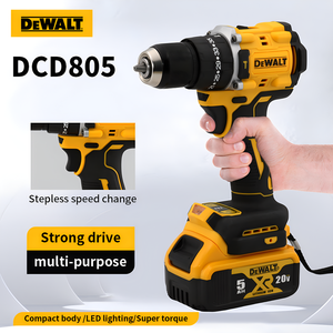 Dcd805 <span class=keywords><strong>20V</strong></span> không chổi than không dây tác động khoan có thể sạc lại 1600rpm cờ lê nhỏ gọn khoan tay công cụ điện pin <span class=keywords><strong>lithium</strong></span> - Product Image 4