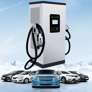 Ticari 20kW 360kW yeni enerji araç şarj kazık zemin monte elektrikli araba EV DC hızlı şarj istasyonu