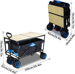 Carretilla de Mano Plegable Resistente, Portátil, para Uso Doméstico, Material Oxford, Diseño Moderno y Lujoso - Product Image 5