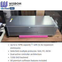 戴尔EMC PowerVault ME5084-托架5U SAS接口SAN/DAS存储阵列，具有8TB容量库存可用的NAS服务器存储