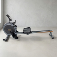 Máquina de remo magnética para el hogar, monitor LCD, entrenamiento cardiovascular, bicicleta estática para fitness y quema de grasa