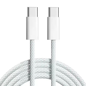 High Quality 3.3FT 1M Length USB <strong>C</strong> To USB <strong>C</strong> Braided <strong>Cable</strong> <strong>Type</strong> <strong>C</strong> <strong>Charging</strong> Data <strong>Cable</strong> for Iphone 17 16 15 Series Phones - Product Image 1