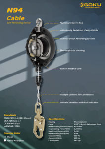 3 मीटर भारी शुल्क वाली एनीसी मानक हुक के साथ गिरफ्तारी ब्लॉक - Product Image 2