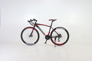 Bicicleta de Carretera de Carreras de Acero con Alto Contenido de Carbono 700C Directo de Fábrica |   Bicicleta de 21 Velocidades con Doble Disco, Color Personalizable con Logotipo, Precio al por Mayor 1A11 High Ca - Product Image 4