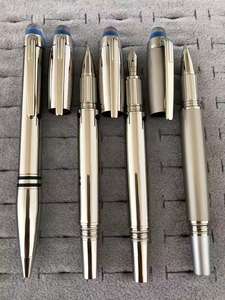 ปากกาลูกลื่น 0.5 มม. ดีไซน์โลหะพรีเมียม เขียนลื่น บรรจุในกล่องของขวัญสุดหรู หมึกสีน้ำเงิน/ดำ - Product Image 5