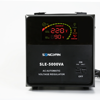 Régulateur de tension numérique automatique 5000VA pour usage domestique, stabilisateur de tension haute puissance pour climatiseur et réfrigérateur