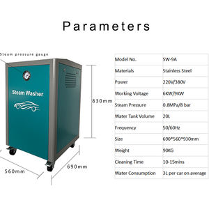 최고의 청소 기계 고압 두바이 자동차 세탁기 휴대용 세차 전기 모바일 스팀 워시 - Product Image 2