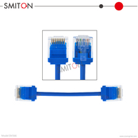 Kabel Patch RJ45 CAT6 CAT6A Tembaga Murni Kabel Jaringan UTP Patch Cord