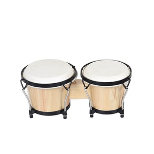 เครื่องดนตรีออร์ฟ แทมบูรีน คองกา บังโก กลองมือหนังวัวแอฟริกัน สำหรับการเรียนการสอนดนตรี 6+ 7 นิ้ว - Product Image 2