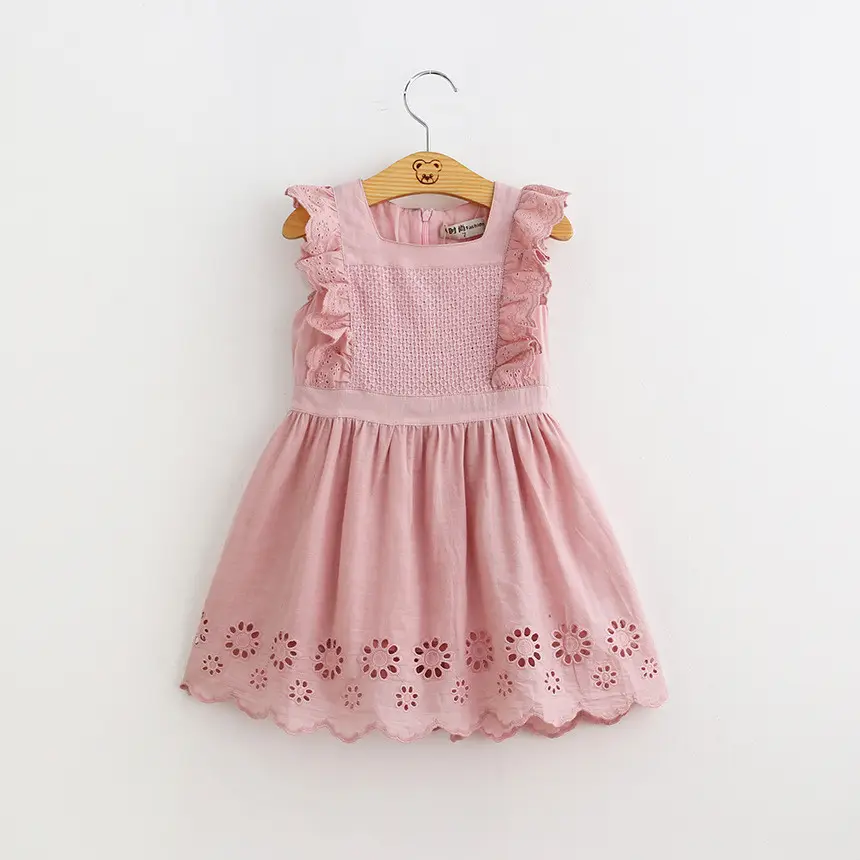 Лидер продаж 2020, детское милое платье с коротким рукавом, детская юбка, милые платья для новорожденных девочек