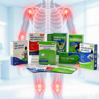 CSI Hydrogel OTC Patch froid à action rapide, patch rafraîchissant au menthol, patch de gel rafraîchissant pour soulager la douleur