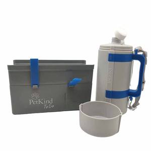 <span class=keywords><strong>Promo</strong></span> Gifts Set Back to School Camping Picnic 2 capas con botella para beber Diseño de mochila Fiambrera de dibujos animados para niños con botella - Product Image 2