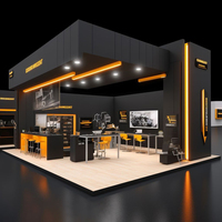 Stand d'exposition modulaire personnalisé MEGA Modern Fashion Pop Up Store pour événements et salons d'art