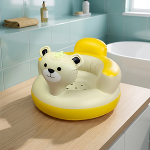 Chaise de repas gonflable portable en mousse plastique pour bébé, idéale pour la salle de bain et l'apprentissage – Offre spéciale - Product Image 3