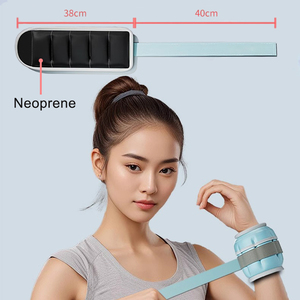 <span class=keywords><strong>Poids</strong></span> du <span class=keywords><strong>poignet</strong></span> en cuir PU réglable personnalisé <span class=keywords><strong>5kg</strong></span> <span class=keywords><strong>Poids</strong></span> de la cheville de yoga pour les femmes - Product Image 4