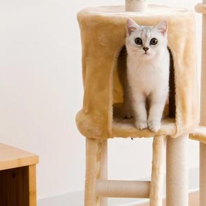 OEM 2026 Katzen-Kratzbaum mit Bett, All-in-One Katzenmöbel XXL, 4 Ebenen für große Katzen, mit Sisalspielzeug und Sprungplattformen - Product Image 5