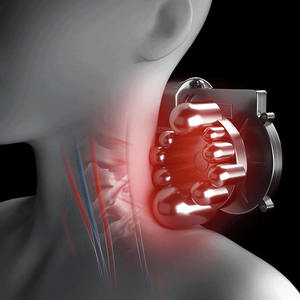 Fujian Lemesy nuovo Design Pu 4D relax cuscino per il sonno massaggio a infrarossi cuscino per il collo cuscino per il collo massaggiatore - Product Image 4