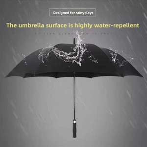 Parapluie de golf coupe-vent surdimensionné pour homme, double ouverture automatique, manche long droit, idéal pour impression de logo publicitaire - Product Image 4