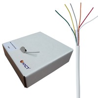 Câble à fibre optique LSZH à 6 conducteurs avec gaine en PVC Bouclier en feuille d'aluminium certifié CE pour les applications de contrôle et d'instrumentation audio