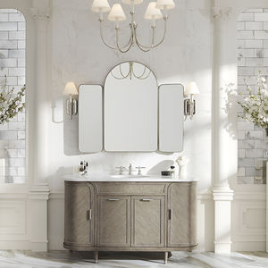 Groothandel Vintage Grote Metalen Full-Length Body Fold Muur Spiegel Miroir Spiegel 3-Way Vloer Staande Paskamer Spiegel - Product Image 3