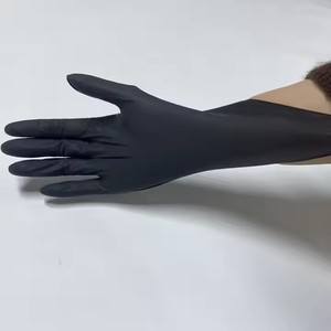 Salon de beauté soins des ongles dentaires boîte personnalisée 100% gants en nitrile noir réutilisable jetable Durable PE matériel pour magasin de tatouage - Product Image 2