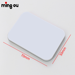Fábrica al por mayor sublimación <span class=keywords><strong>imanes</strong></span> de nevera de acrílico en blanco tamaño personalizado creativo DIY decoración acrílico foto imán de nevera - Product Image 2