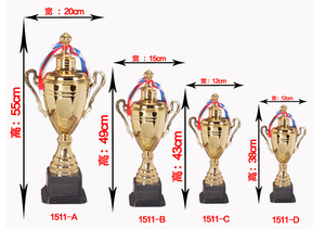 <span class=keywords><strong>2022</strong></span> produttore <span class=keywords><strong>mondiale</strong></span> all'ingrosso combinato 55CM trofeo in metallo Base in plastica medaglia Spot tazza trofeo di alta qualità Logo all'ingrosso - Product Image 6