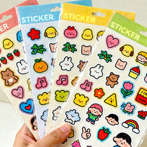 Pegatinas de vinilo con impresión personalizada para niños, autoadhesivo ecológico, impermeable, corte de beso - Product Image 6