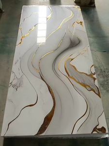 Lastra di Marmo <span class=keywords><strong>PVC</strong></span> ad Alta Densità e Alta Qualità, Piastrella <span class=keywords><strong>in</strong></span> <span class=keywords><strong>PVC</strong></span> Effetto Marmo, Pannello Murale UV, Carta da Parati/<span class=keywords><strong>Pannelli</strong></span> Murali - Product Image 2