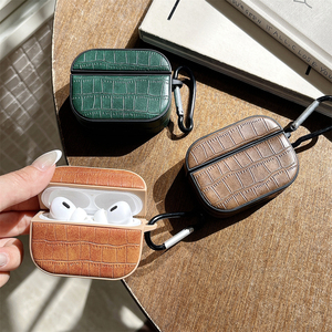 Étui de mode à texture de crocodile vintage pour Apple <span class=keywords><strong>Airpods</strong></span> 3 <span class=keywords><strong>Pro</strong></span> <span class=keywords><strong>2</strong></span> boîte de charge pour écouteurs sans fil pour <span class=keywords><strong>Airpods</strong></span> 4 sacs - Product Image 6