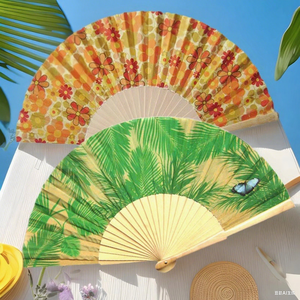 Abanico de <span class=keywords><strong>Mano</strong></span> Plegable de Madera Española Tradicional Clásico con Logotipo Personalizado Pintado de 23x42cm de StarGift para Bodas, Publicidad y Promoción - Product Image 3