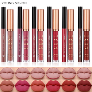 Set di Lucidalabbra Vegano e Matita per Labbra YOUNG VISION, Non Appiccicoso, Opaco, Impermeabile, Matita Rotante per Donne - Product Image 2